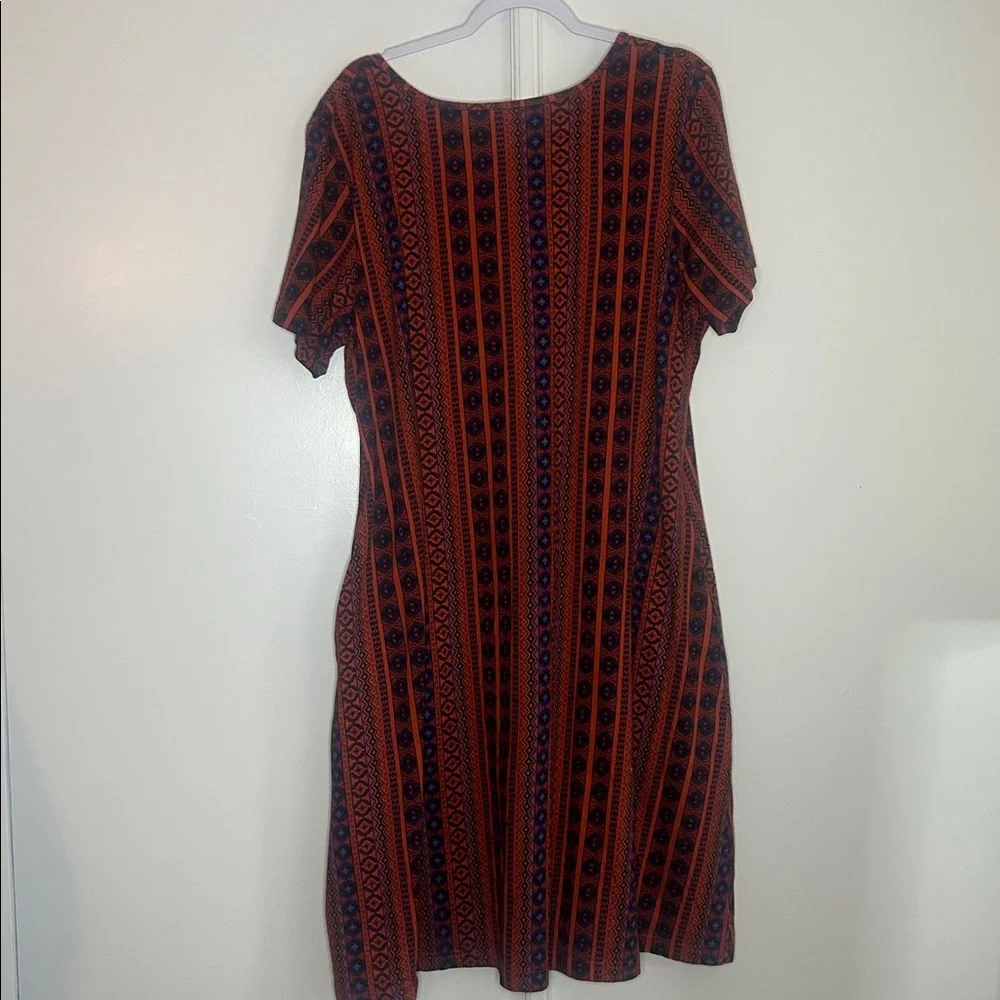 Vermont Country Store Boho Western Print Dress - Cotton - Picture 6 of 6